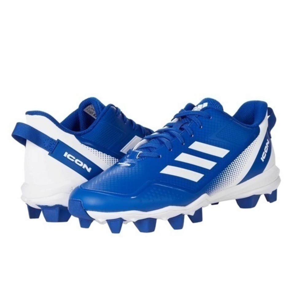 ADIDAS Men's Icon 7 Md Baseball Shoe cleats blue size 12